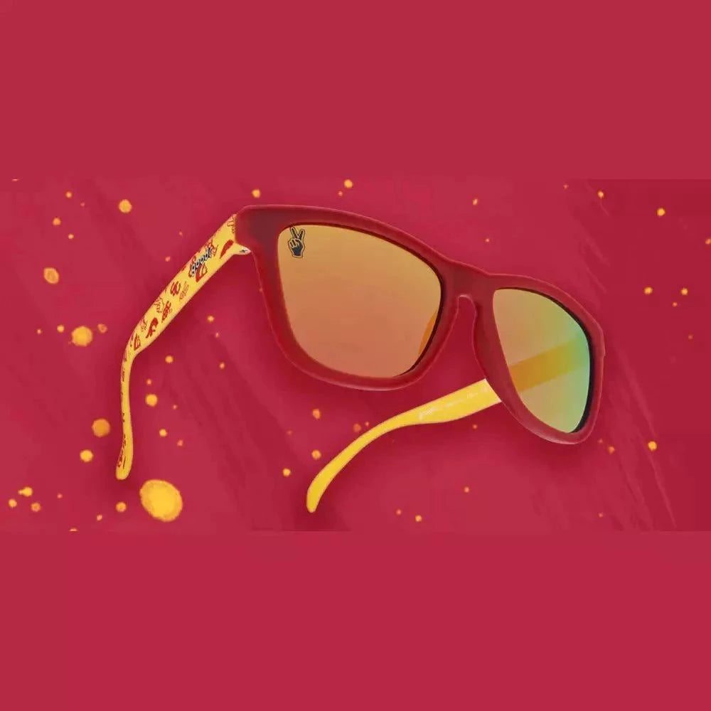"This Is Not A Gesture of Peace” Limited USC Collegiate OG Polarized Sunglasses Goodr