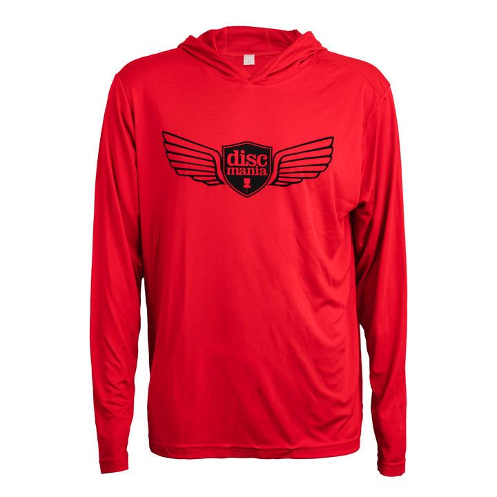 Cooling Performance Long Sleeve Hooded T-Shirt Wings Discmania
