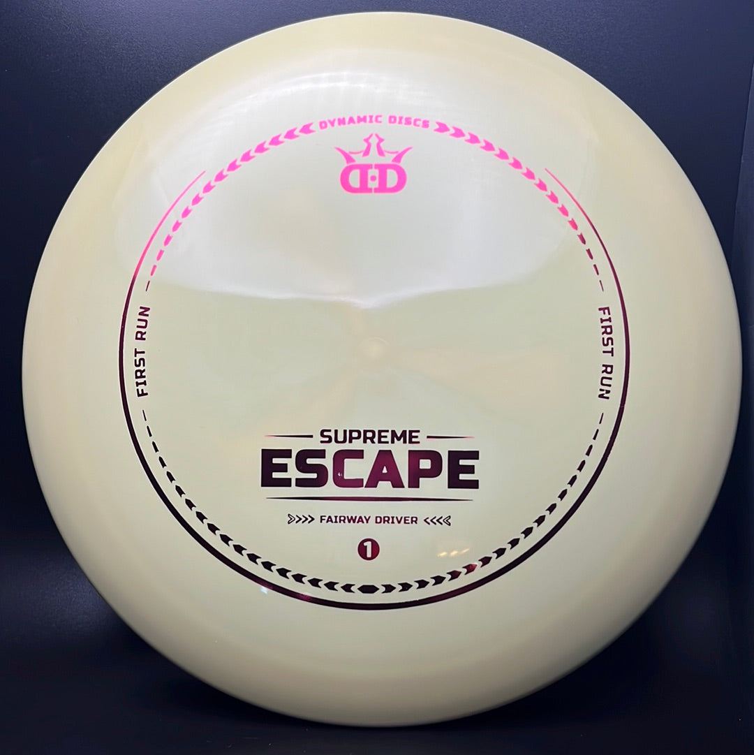 Supreme Escape - First Run Dynamic Discs