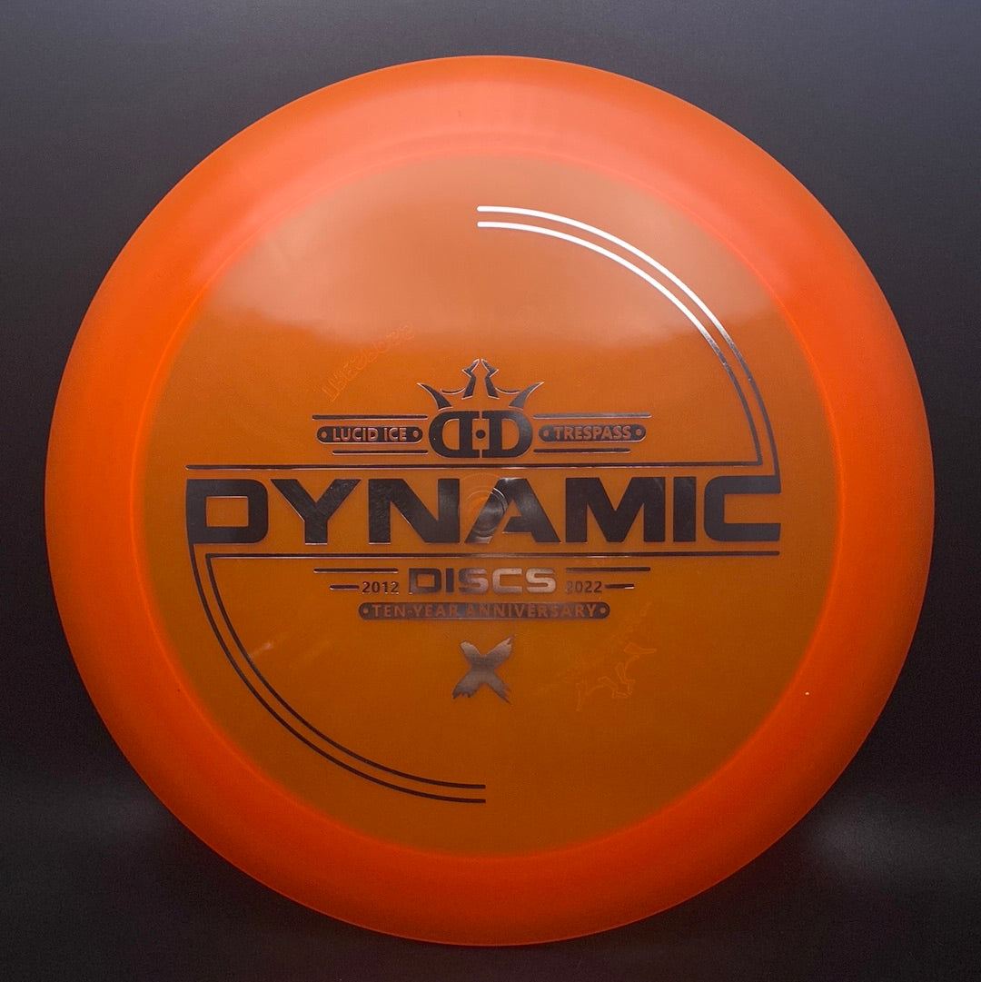 Lucid Ice Trespass - 10 Year Anniversary Stamp Dynamic Discs