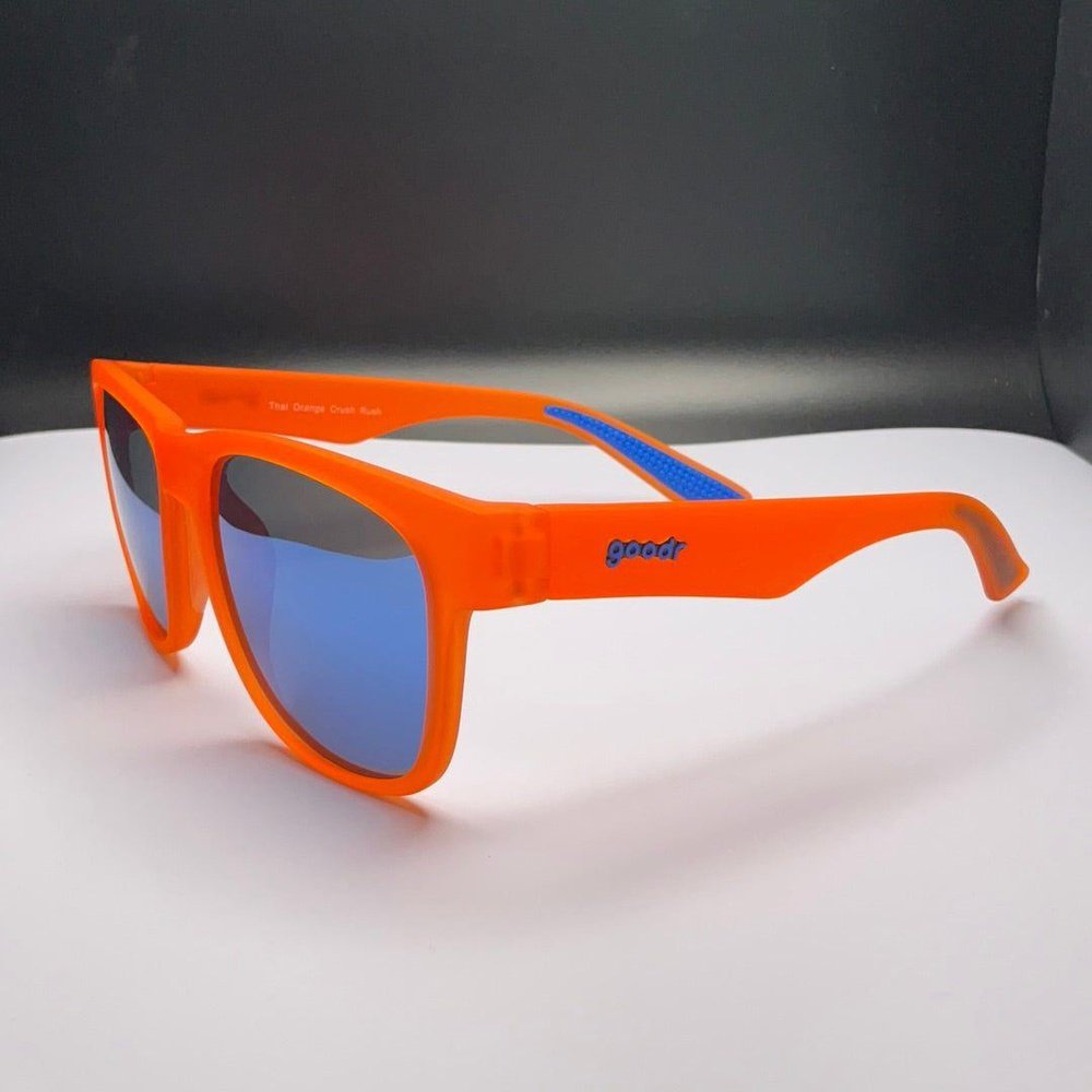 Light Orange Sunglasses: Gold Digging With Sasquatch
