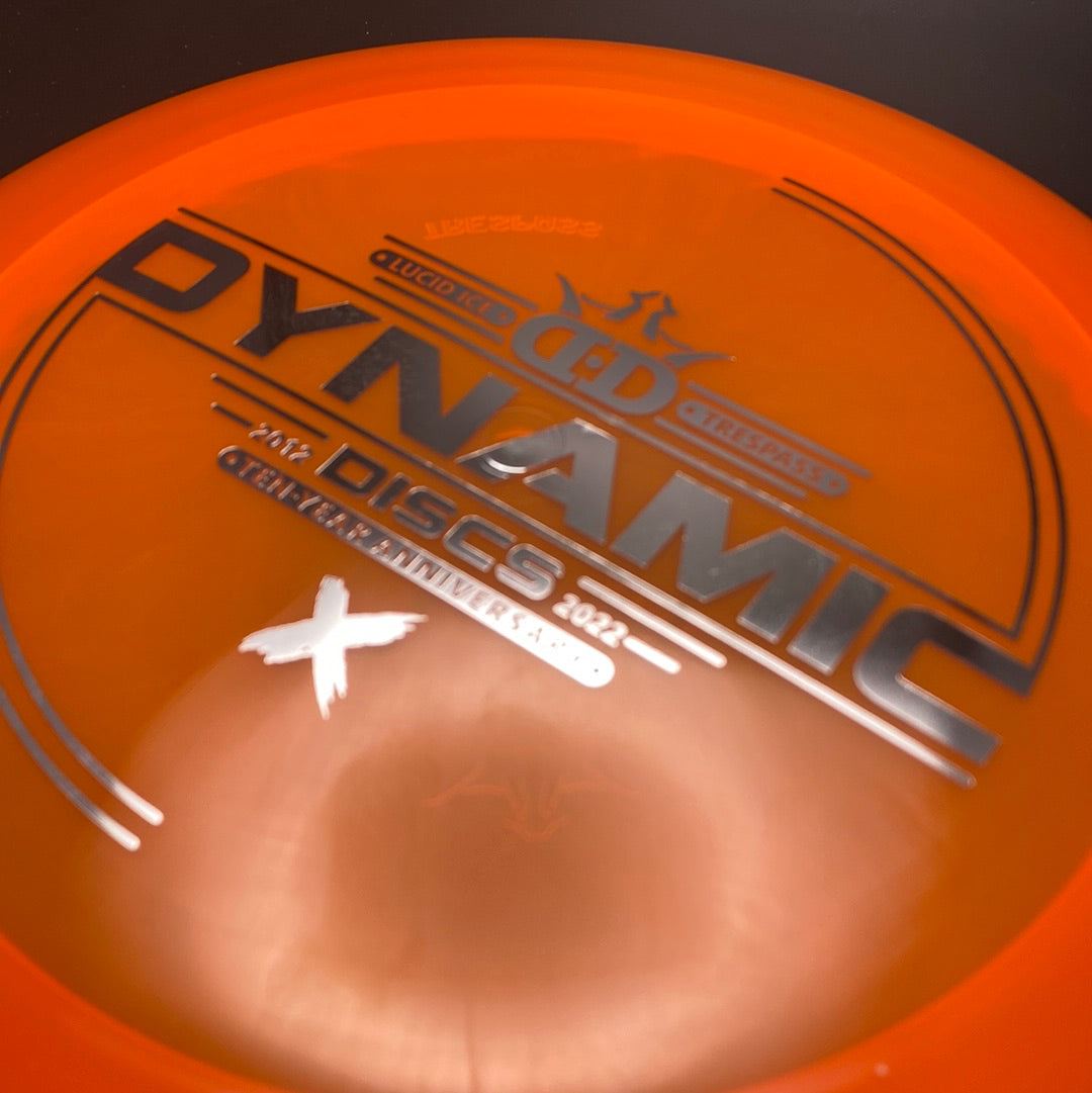 Lucid Ice Trespass - 10 Year Anniversary Stamp Dynamic Discs