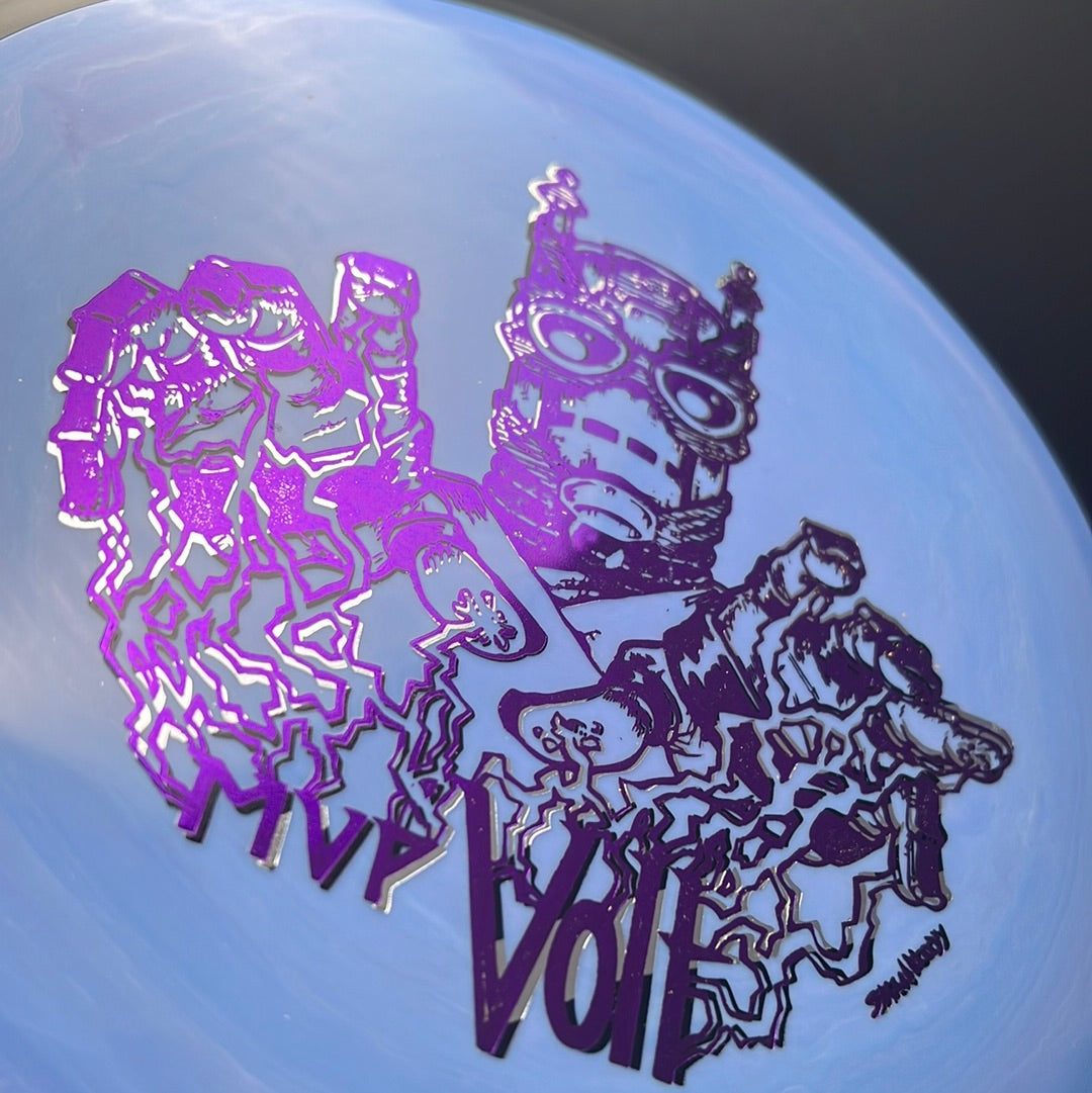 Swirly Neutron Volt - Rare Double Stamp! Skulboy LE MVP