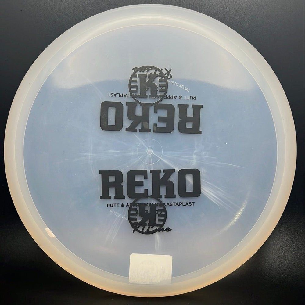 K1 Reko - Rare Clear Swirly Double Stamp Kastaplast