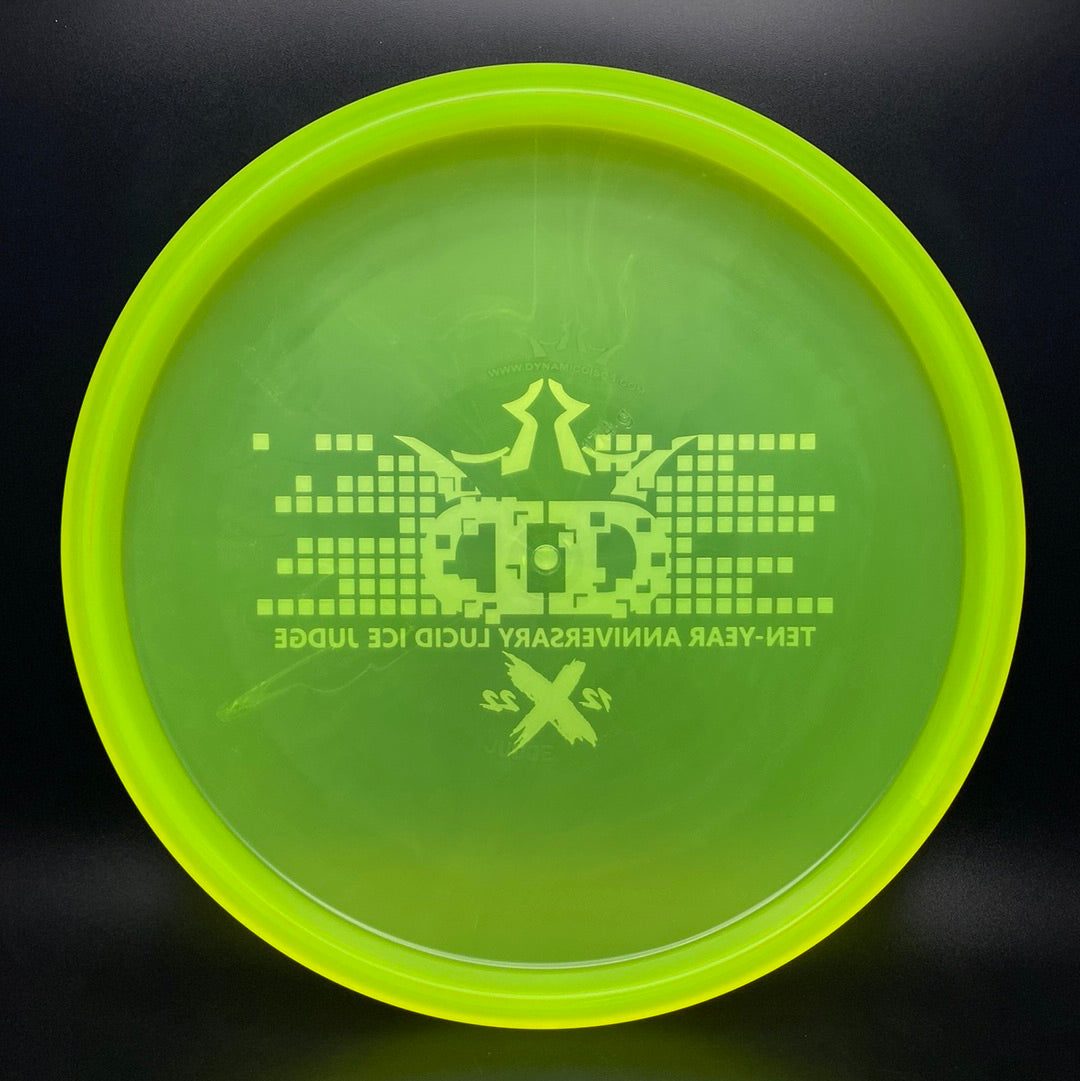 Lucid Ice Judge - Limited Ten Year Anniversary Stamp Dynamic Discs