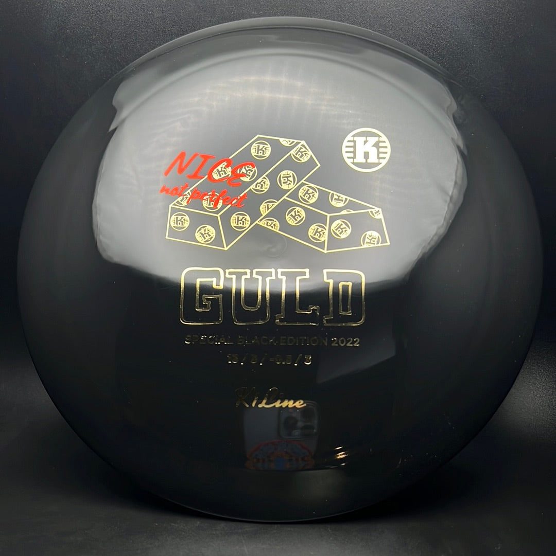 K1 Guld - Special Black Edition - "Nice Not Perfect" X-Out Kastaplast