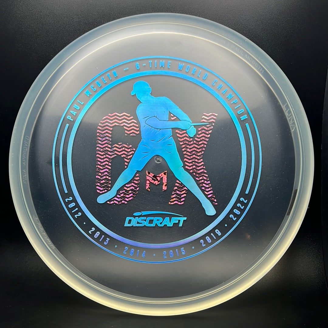 CryZtal Luna 6X - Paul McBeth World Champion - Clear Discraft